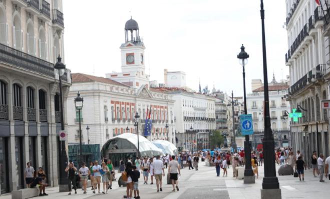 Apartamento Exclusive Balcony Plaza Mayor Madrid Exterior foto